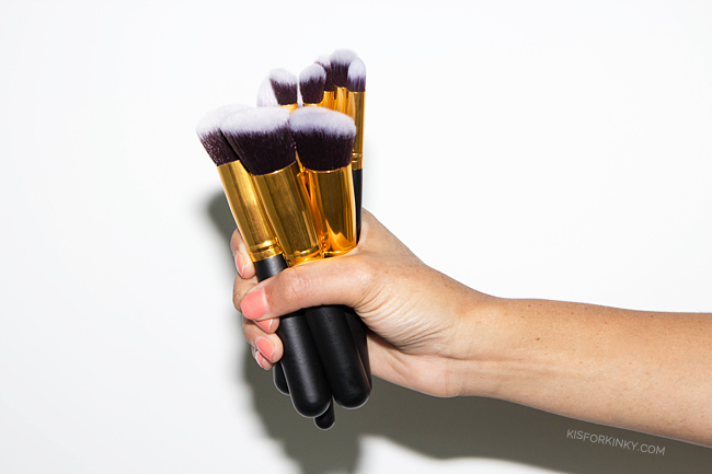 quality affordable makeup brush set k is for kinky 2